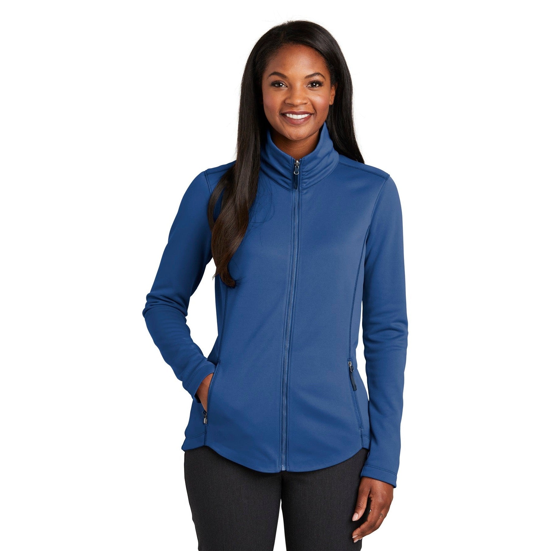Port Authority-Port Authority ® Women's Collective Smooth Fleece Jacket. L904-MedTech-3